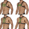 CUT4MEN Harnais 4Way Noir-Vert